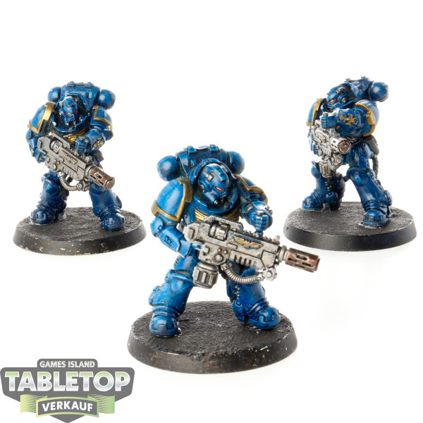 Space Marines - 3x Primaris Eradicators - bemalt