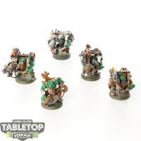 Orks - 5x Ork Lootas - bemalt