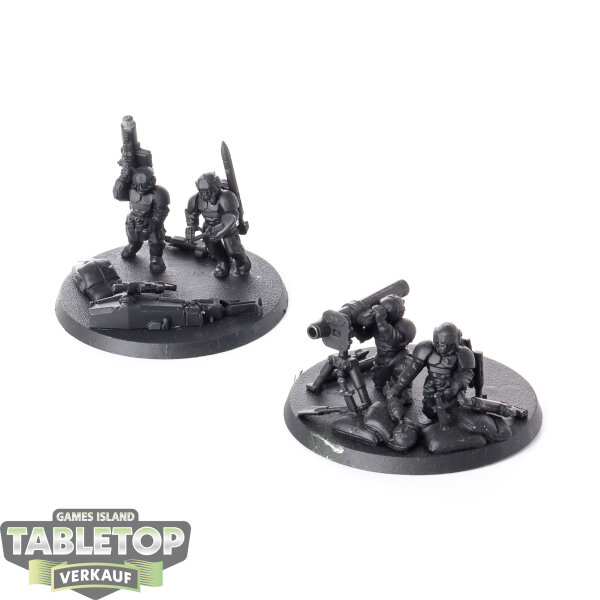Astra Militarum - 2 x Heavy Weapons Squad klassisch - grundiert
