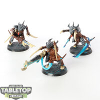 Tyraniden - 3 Tyranid Warriors - bemalt