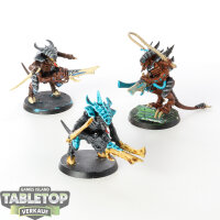 Tyraniden - 3 Tyranid Warriors - bemalt