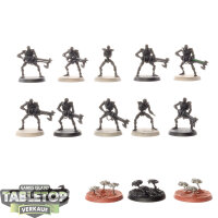 Necrons - 10x Necron Warriors Klassisch - grundiert