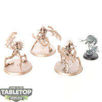 Necrons - 3x Skorpekh Destroyers - grundiert