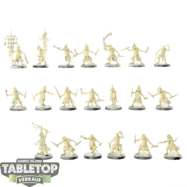 Orruk Warclans - 20x Hobgrot Slittaz - grundiert