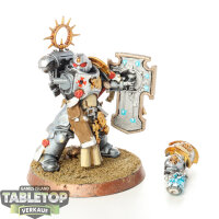 Space Marines - Lieutenant with Storm Shield - bemalt