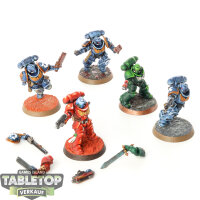 Deathwatch - 5x Assault Intercessors - bemalt