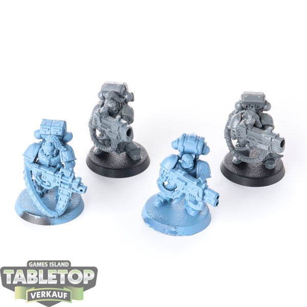 Space Wolves - 4 Devastators - teilweise bemalt