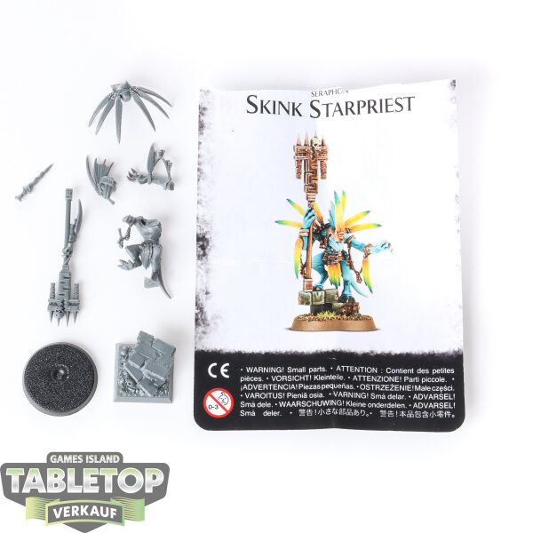 Seraphon - Skink Starpriest - unbemalt