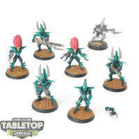 Drukhari - 7x Kabalite Warriors Klassisch - teilweise bemalt