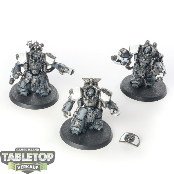 Space Marines - 3x Centurion Assault Squad - teilweise bemalt