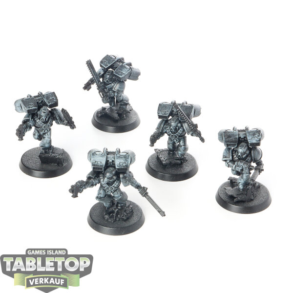 Space Marines - 5x Assault Squad - grundiert