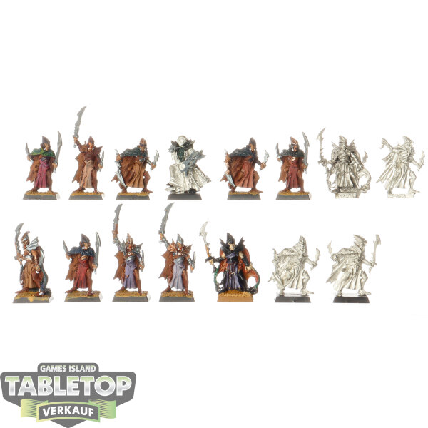 Dark Elves - 15 x Black Ark Corsairs klassisch - teilweise bemalt