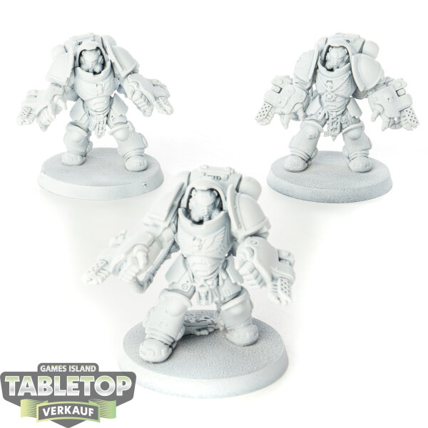 Space Marines - 3 x Primaris Aggressors - grundiert