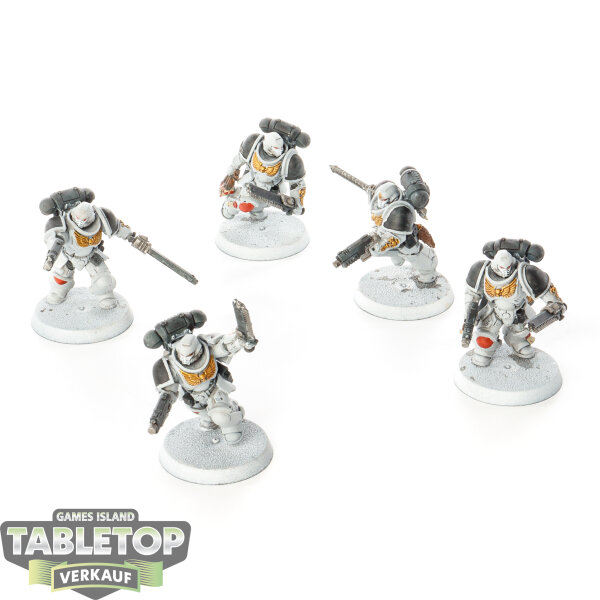 Space Wolves - 5 x Assault Intercessors - teilweise bemalt