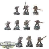 Astra Militarum - 10x Ratlings - Arkanaut Company - bemalt