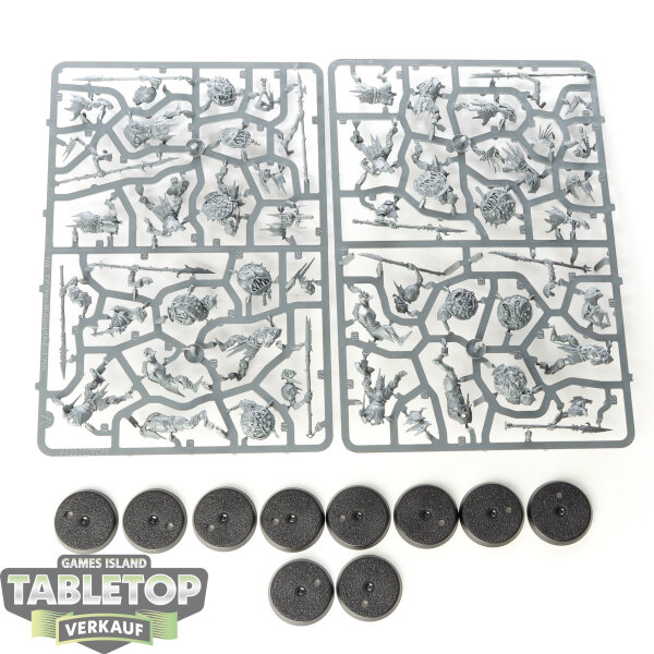 Orruk Warclans - 10x Gutrippaz - im Gussrahmen