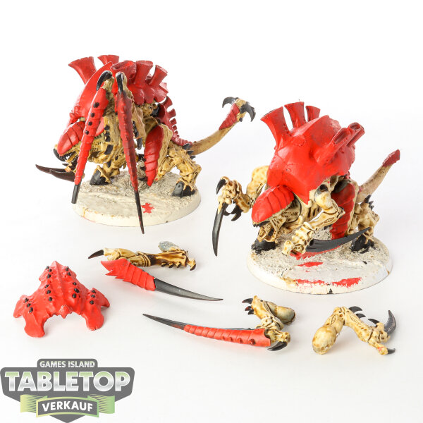 Tyraniden - 2 Screamer-Killer Brood - bemalt