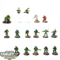 Tau Empire - 13x Fire Warriors Strike Team - bemalt