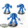 Space Marines - 3x Primaris Inceptors - unbemalt