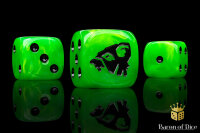 Baron of Dice - Bubonic Rats 16mm Round Corner Dice (25)