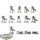 Necrons - 10 x Necron Warriors - bemalt