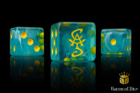 Baron of Dice - High Elves, Elvish Blue (V2) 16mm Square...