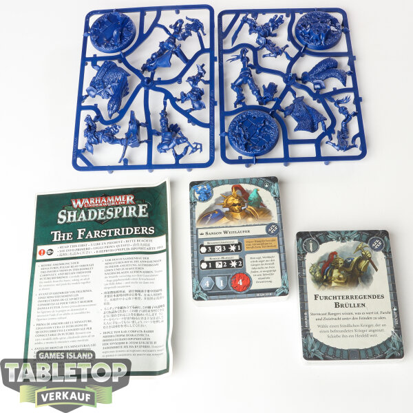 Warhammer Underworlds - 3x The Farstriders - im Gussrahmen