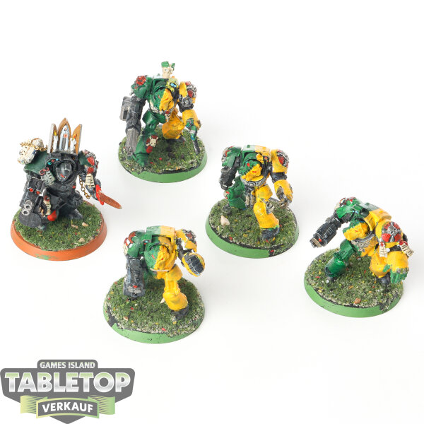 Space Marines - 5x Terminator Squad - bemalt