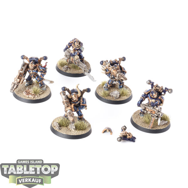 Chaos Space Marines - 5x Chaos Space Marines Havocs Klassisch - bemalt