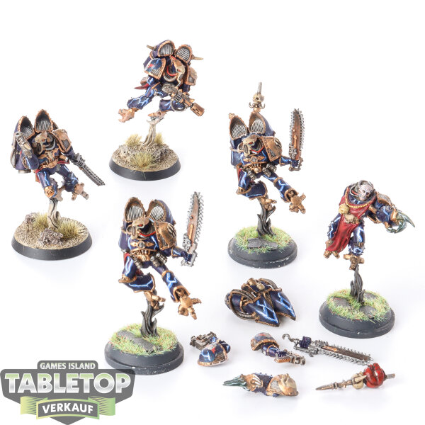 Chaos Space Marines - 5x Raptors Klassisch - bemalt