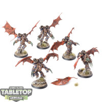 Chaos Space Marines - 5x Warp Talons - bemalt