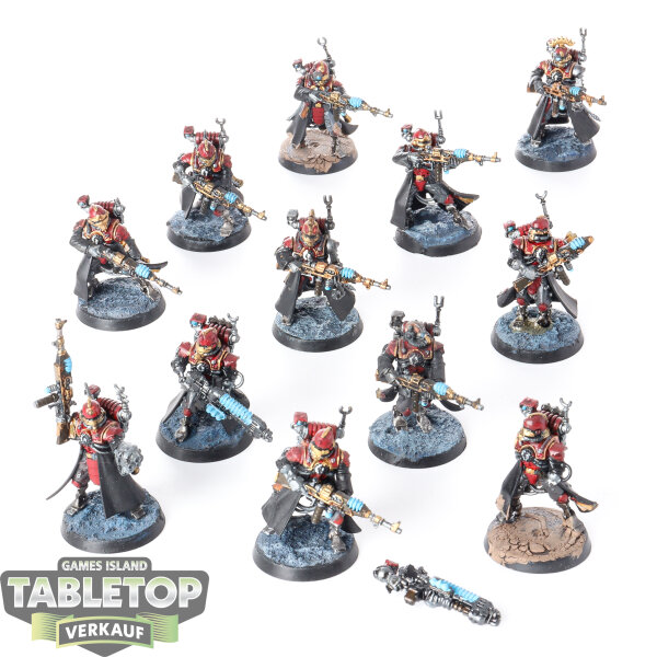 Adeptus Mechanicus - 12x Skitarii Vanguard - bemalt