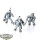 Tau Empire - 3x Stealth Battlesuits - teilweise bemalt