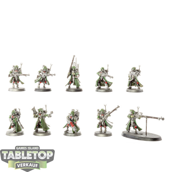 Adeptus Mechanicus - 10x Skitarii Rangers - bemalt