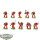 Blood Angels - 10x Tactical Squad - klassisch - bemalt