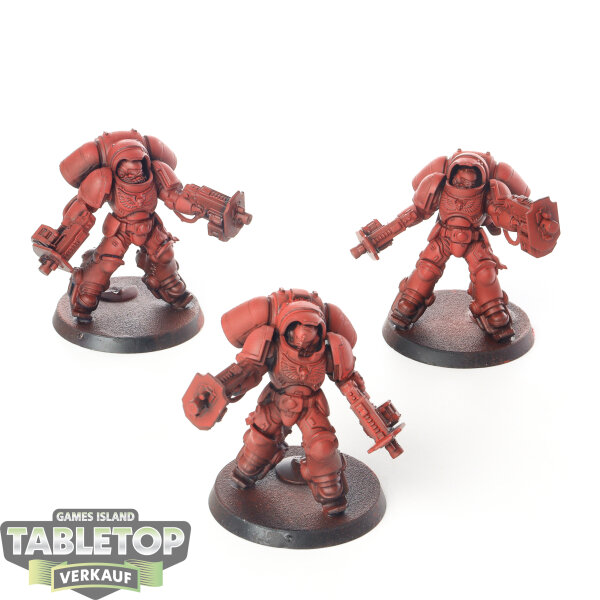 Space Marines - 3x Primaris Inceptors - teilweise bemalt