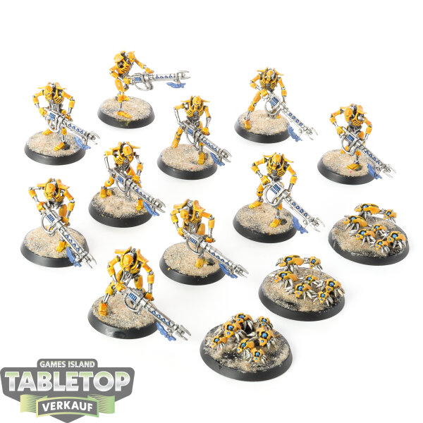Necrons - 10 Necron Warriors - bemalt
