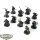 HdR Figuren - Gut - 11x Warriors of Rohan - klassisch - teilweise bemalt