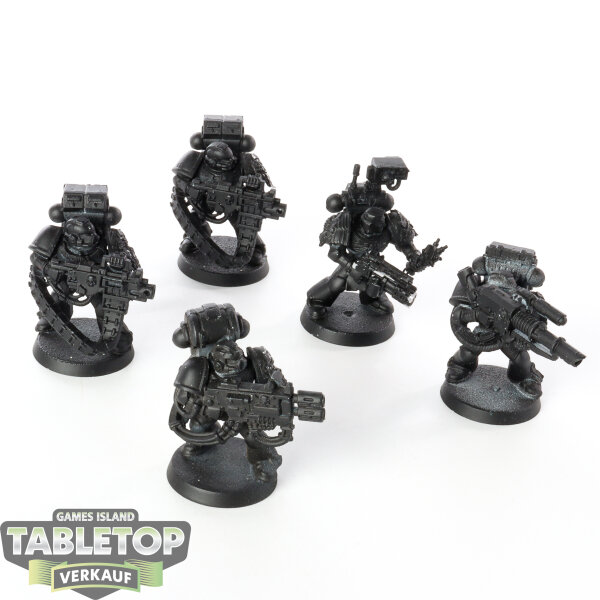 Space Marines - 5x Devastator Squad klassisch - grundiert