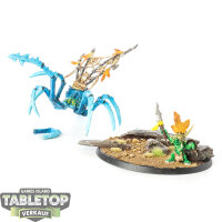 Gloomspite Gitz - Scuttleboss on Gigantic Spider - bemalt