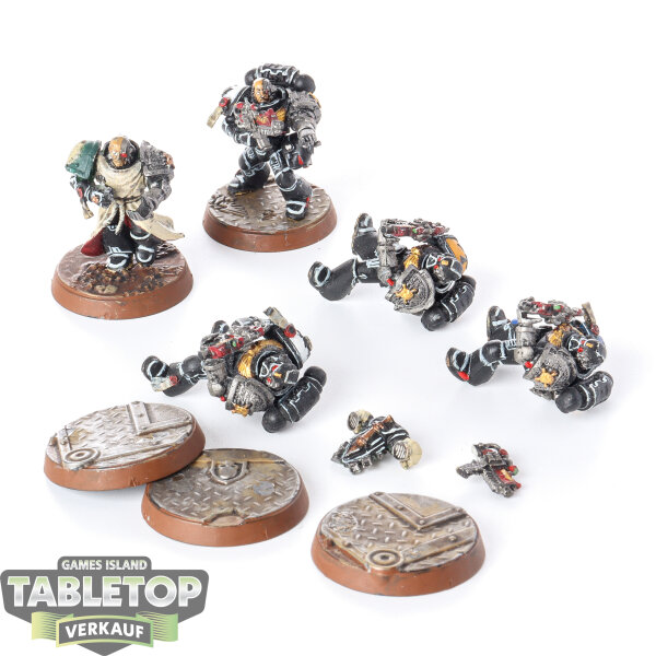 Deathwatch - 5 Veterans Eigenbau - bemalt