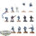 Tau Empire - 10 x Fire Warriors Strike Team - teilweise bemalt