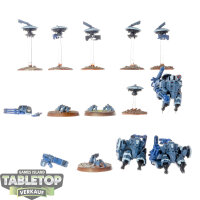 Tau Empire - 3 x XV8 Crisis Battlesuit Team klassisch -...