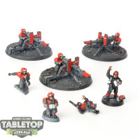 Astra Militarum - 3 x Heavy Weapons Squad klassisch - bemalt