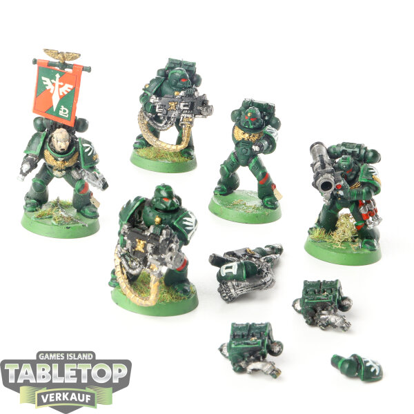 Space Marines - 5 x Devastator Squad klassisch - teilweise bemalt