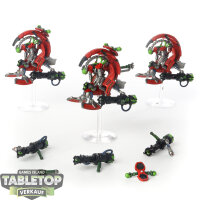 Necrons - 3x Tomb Blades - bemalt