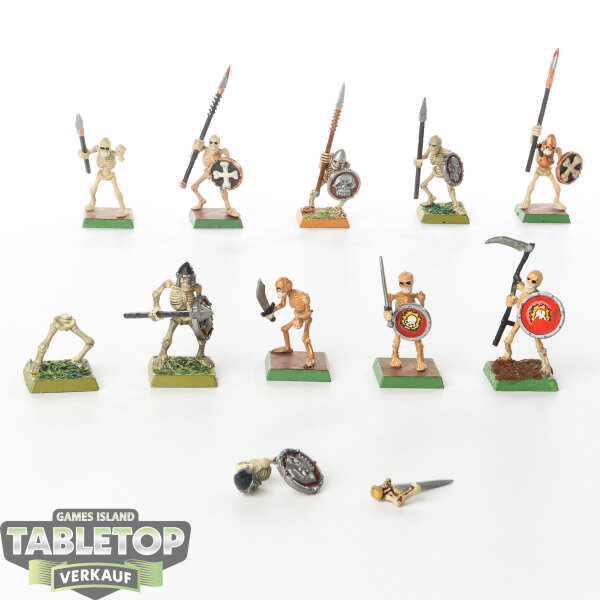 Vampire Counts - 10x Skeleton Warriors klassisch - bemalt