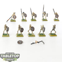 Vampire Counts - 10x Skeleton Warriors klassisch - bemalt