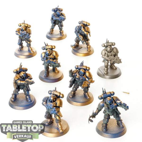 Space Marines - 10 x Primaris Infiltrators - teilweise bemalt