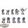 Dark Angels - 10 x Tactical Squad klassisch - bemalt